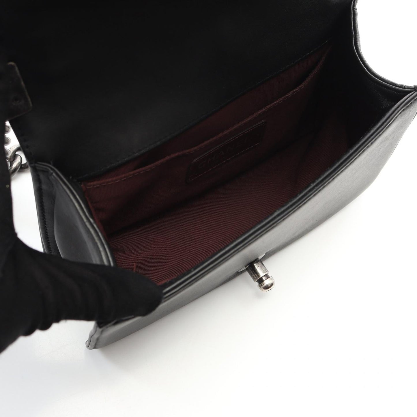Chanel Boy Chanel Lambskin Shoulder Bag