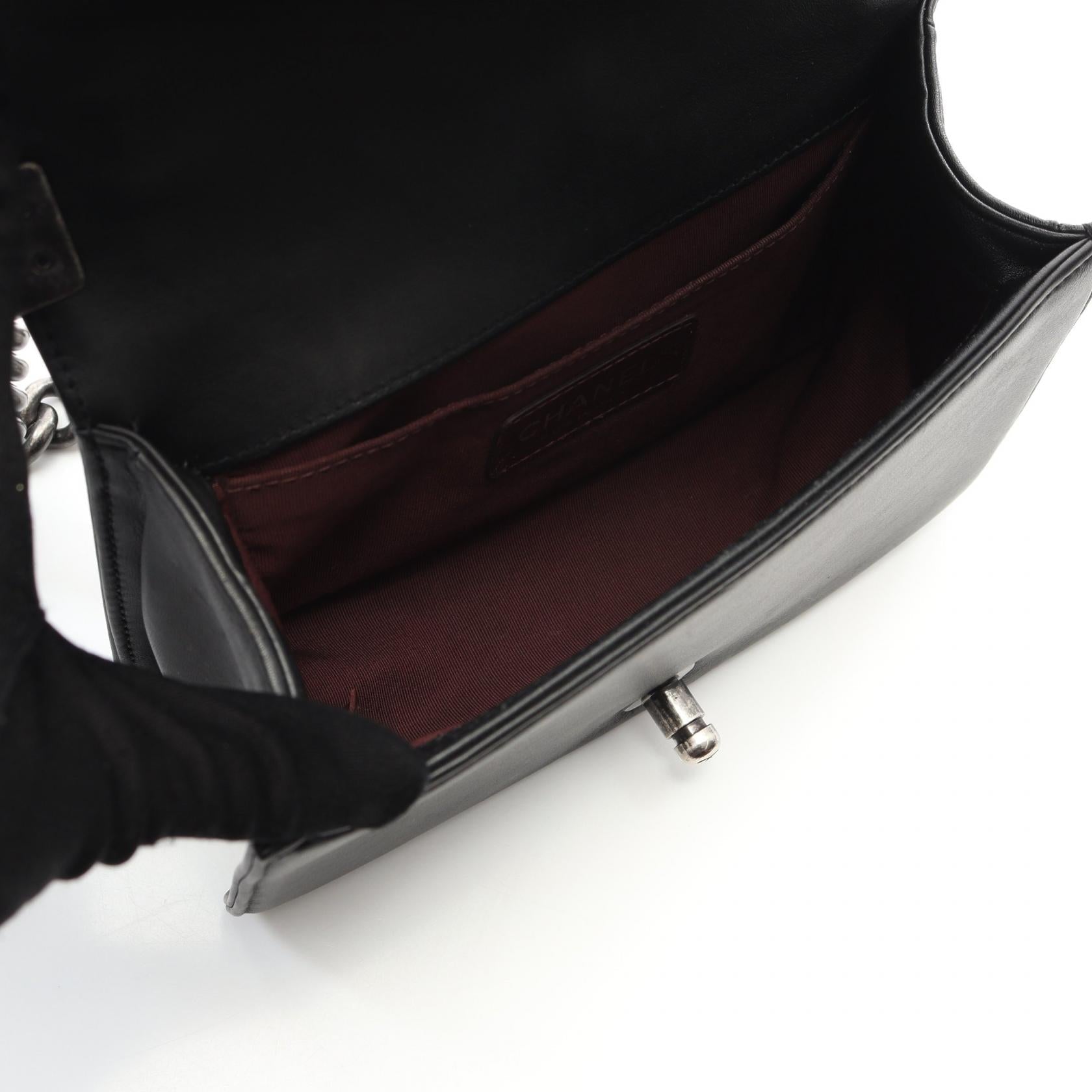 Chanel Boy Chanel Lambskin Shoulder Bag
