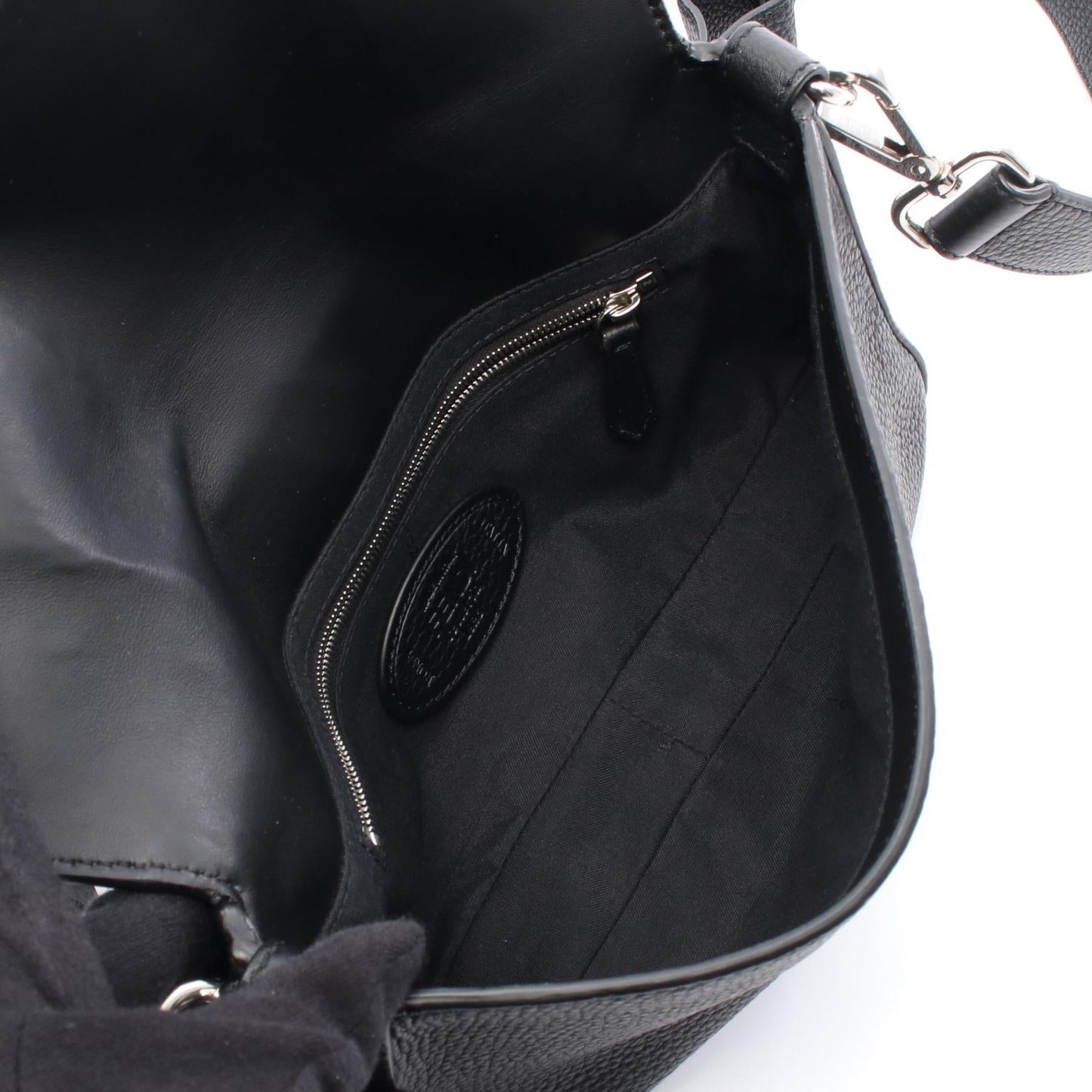 Fendi Croissant Leather Handbag