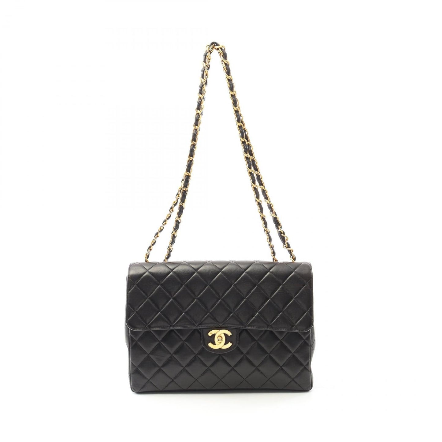 Chanel Deauville Lambskin Shoulder Bag