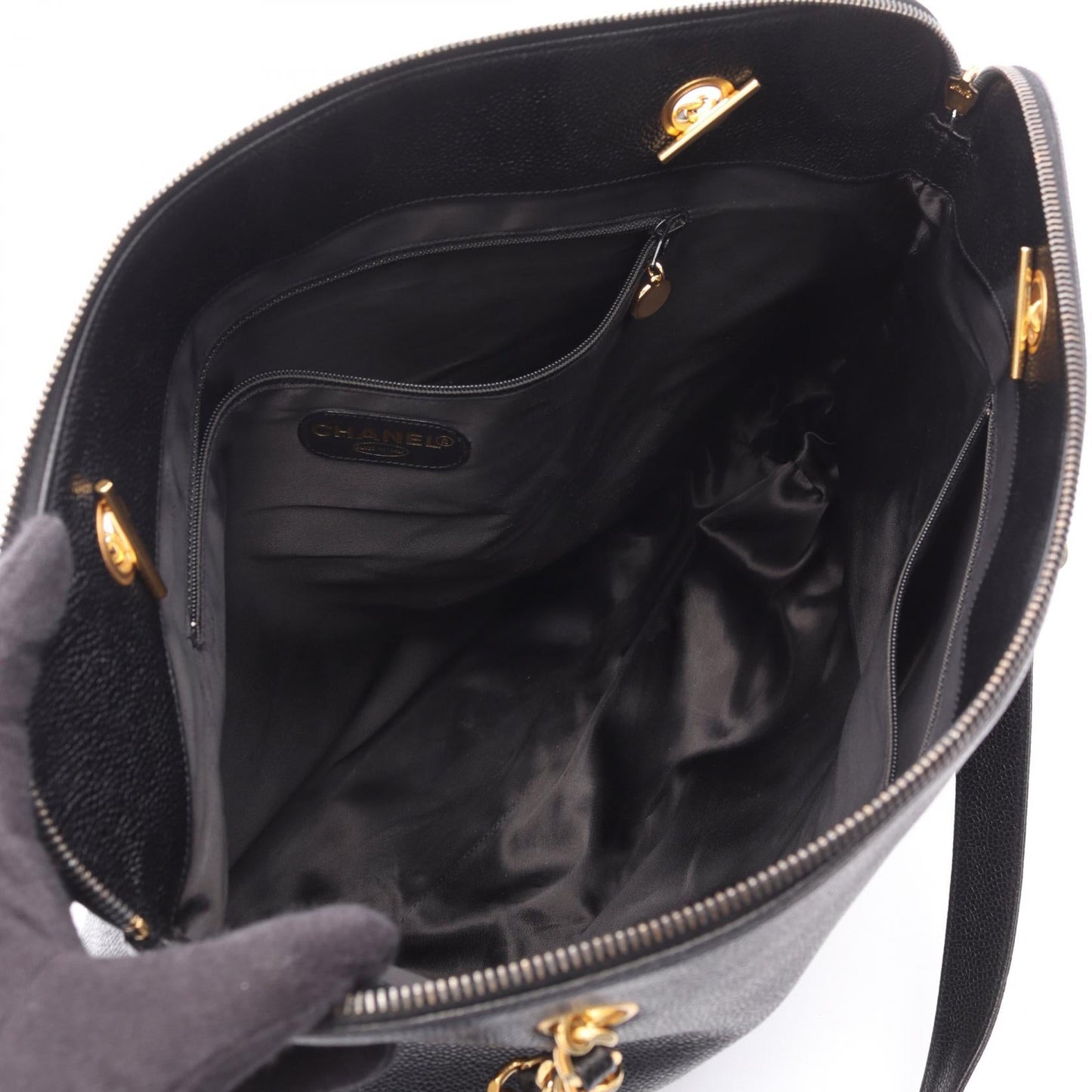Chanel Deauville Calfskin Tote Bag