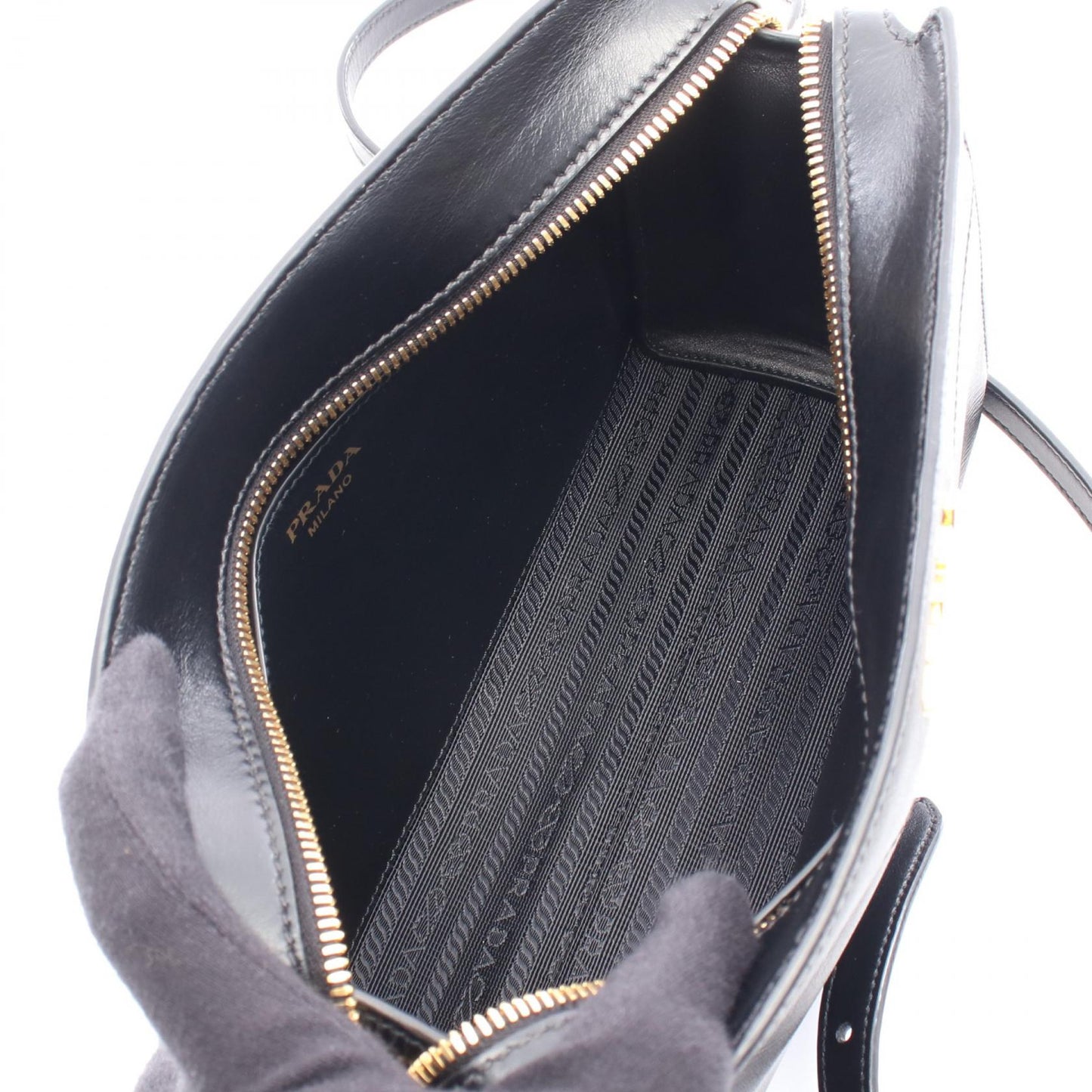 Prada SAFFIANO SOFT C Saffiano Leather Shoulder Bag