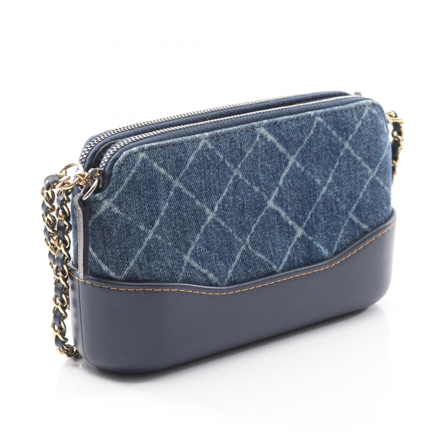 Chanel Gabrielle Denim Leather Shoulder Bag