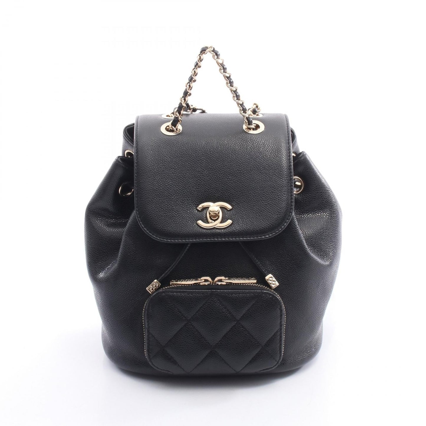 Chanel MatelassÃ© Grained Calfskin Backpack