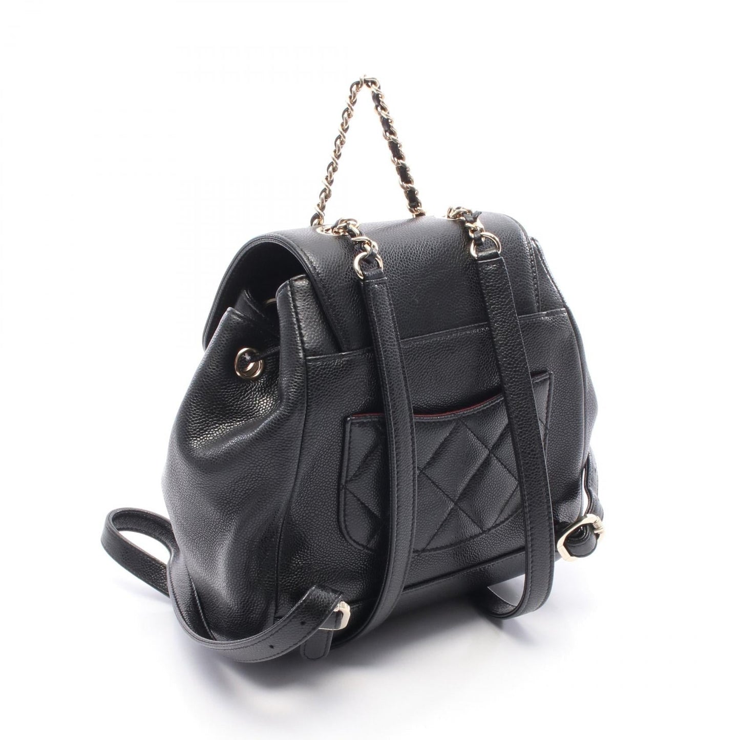 Chanel MatelassÃ© Grained Calfskin Backpack