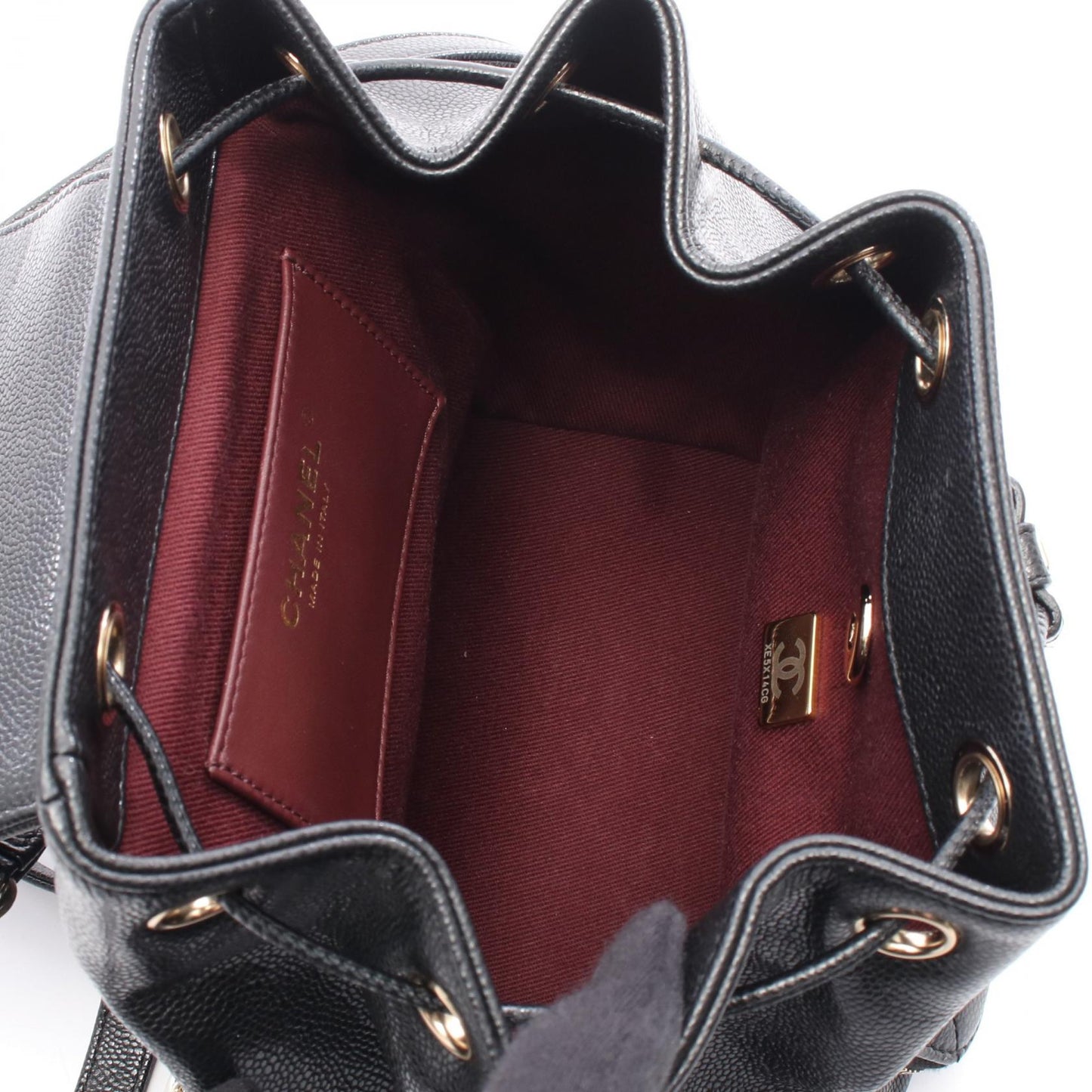 Chanel MatelassÃ© Grained Calfskin Backpack