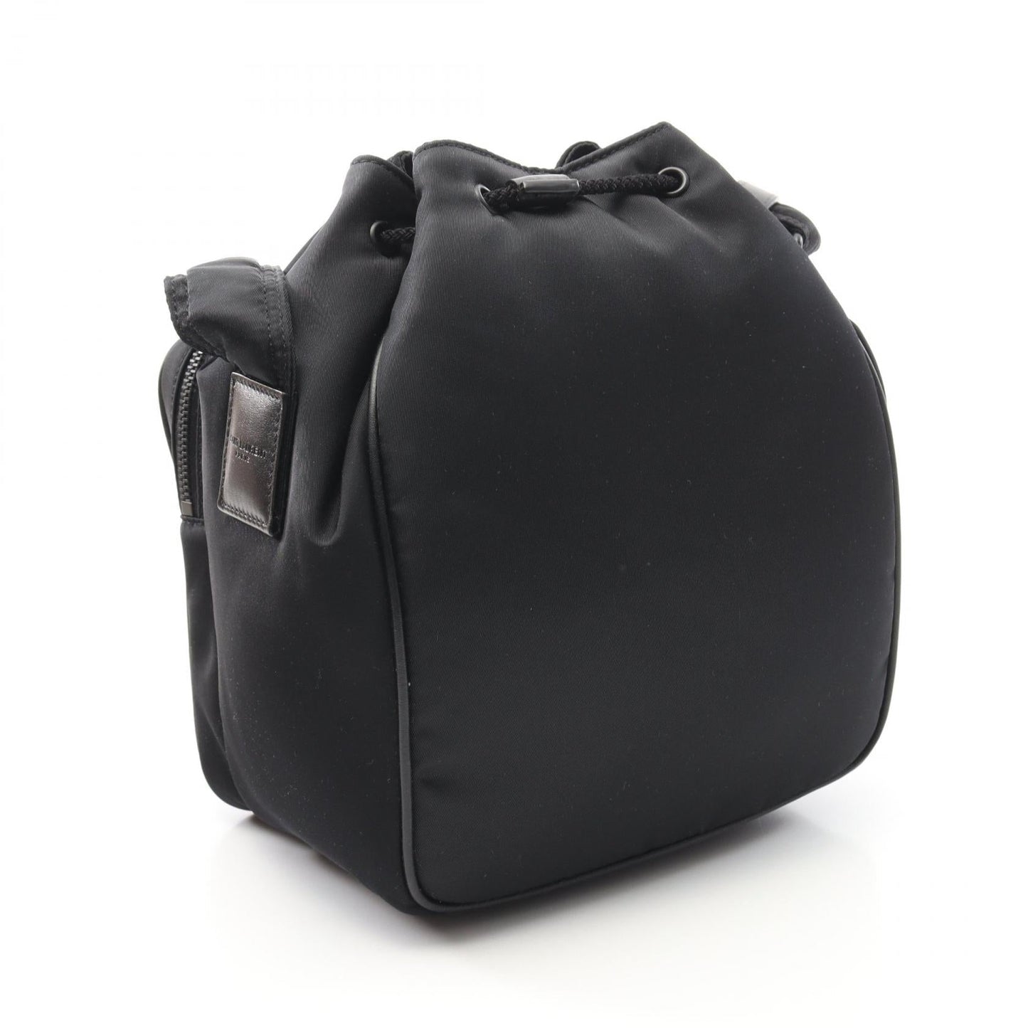 Saint Laurent Paris Niki Nylon Leather Bucket Bag