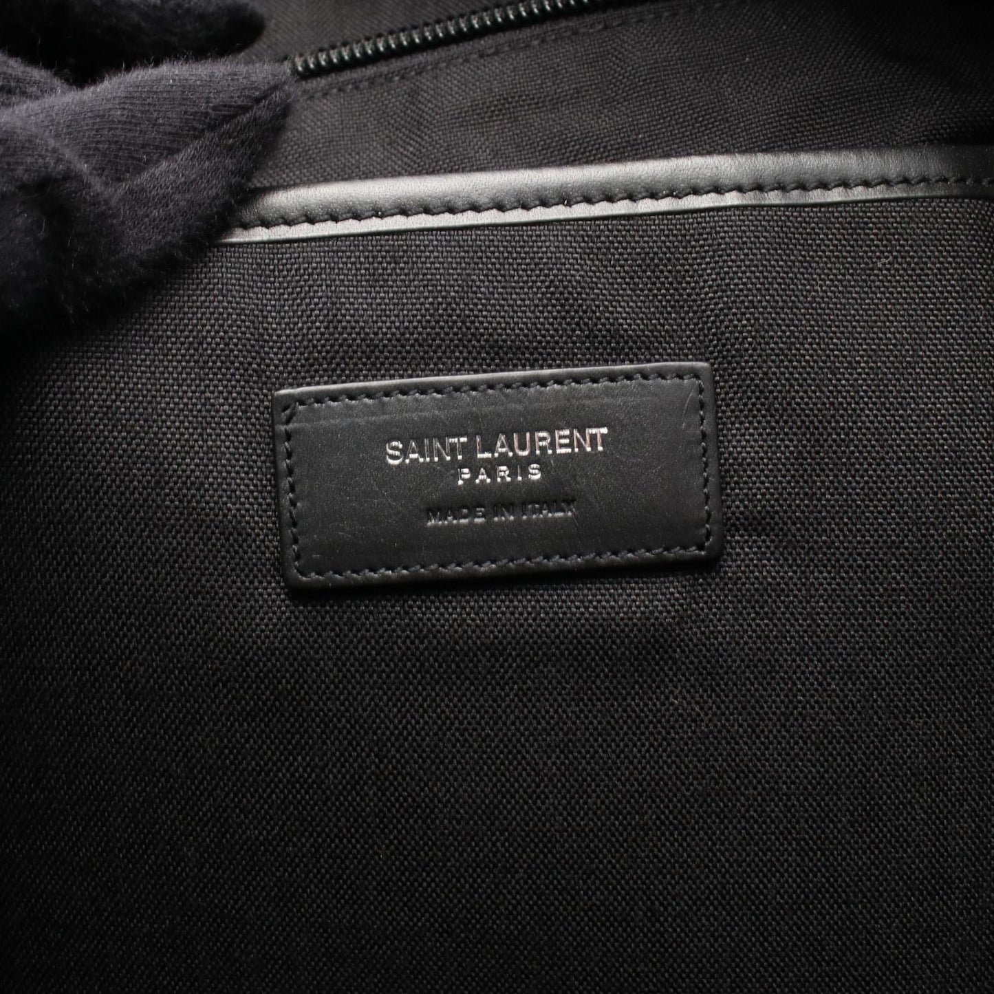 Saint Laurent Paris Classic City California Canvas Leather Backpack
