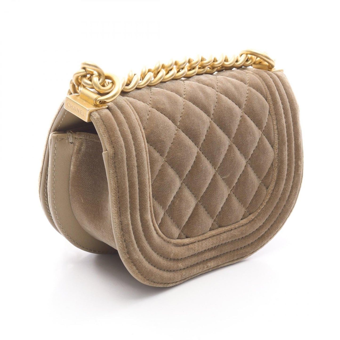 Chanel Boy Chanel Mini MatelassÃ© Fabric Shoulder Bag