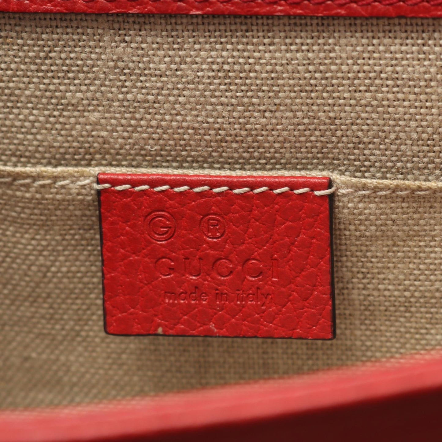 Gucci Interlocking G Leather Shoulder Bag
