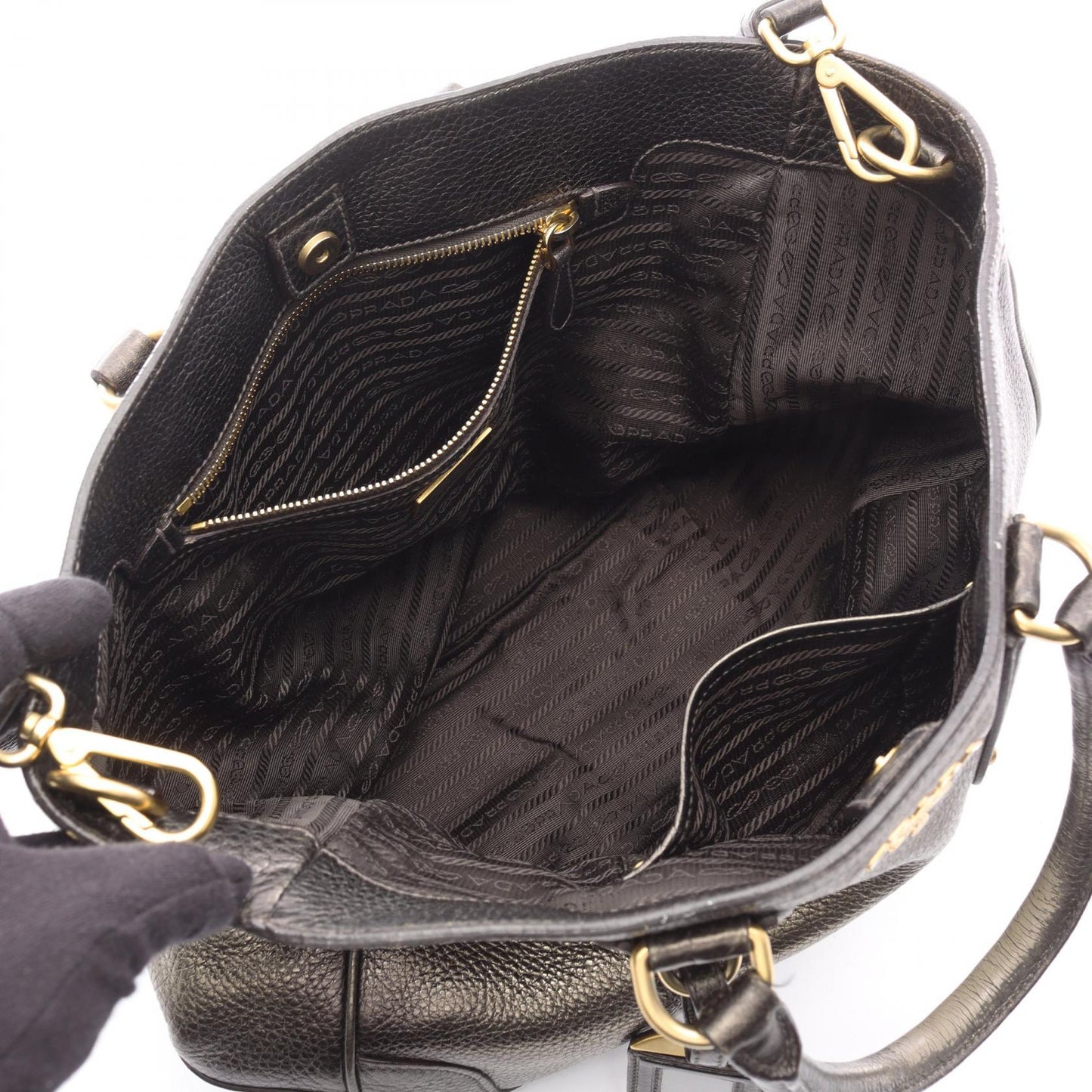 Prada BN1346 Leather Handbag
