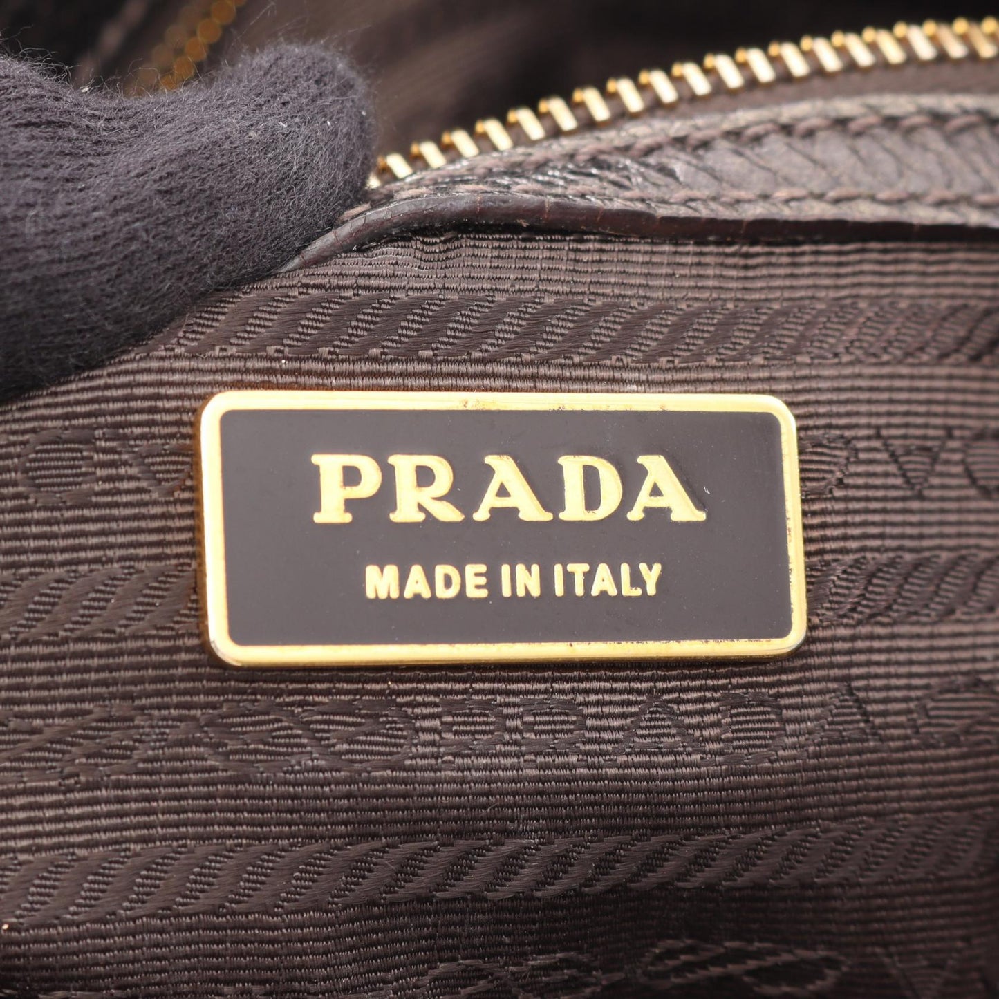 Prada BN1346 Leather Handbag