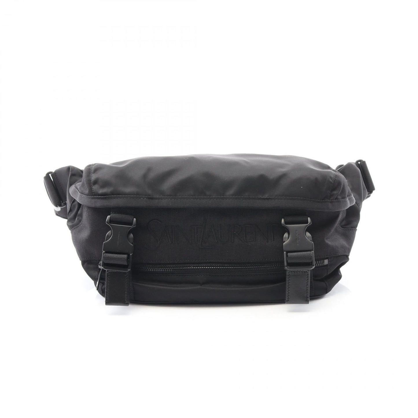 Saint Laurent Paris Embroidery Canvas Nylon Waist Bag