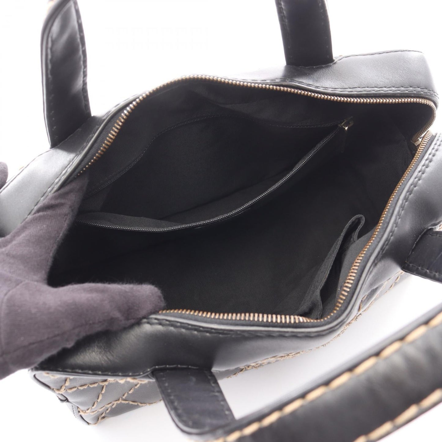 Chanel Wild Stitch Calfskin Handbag
