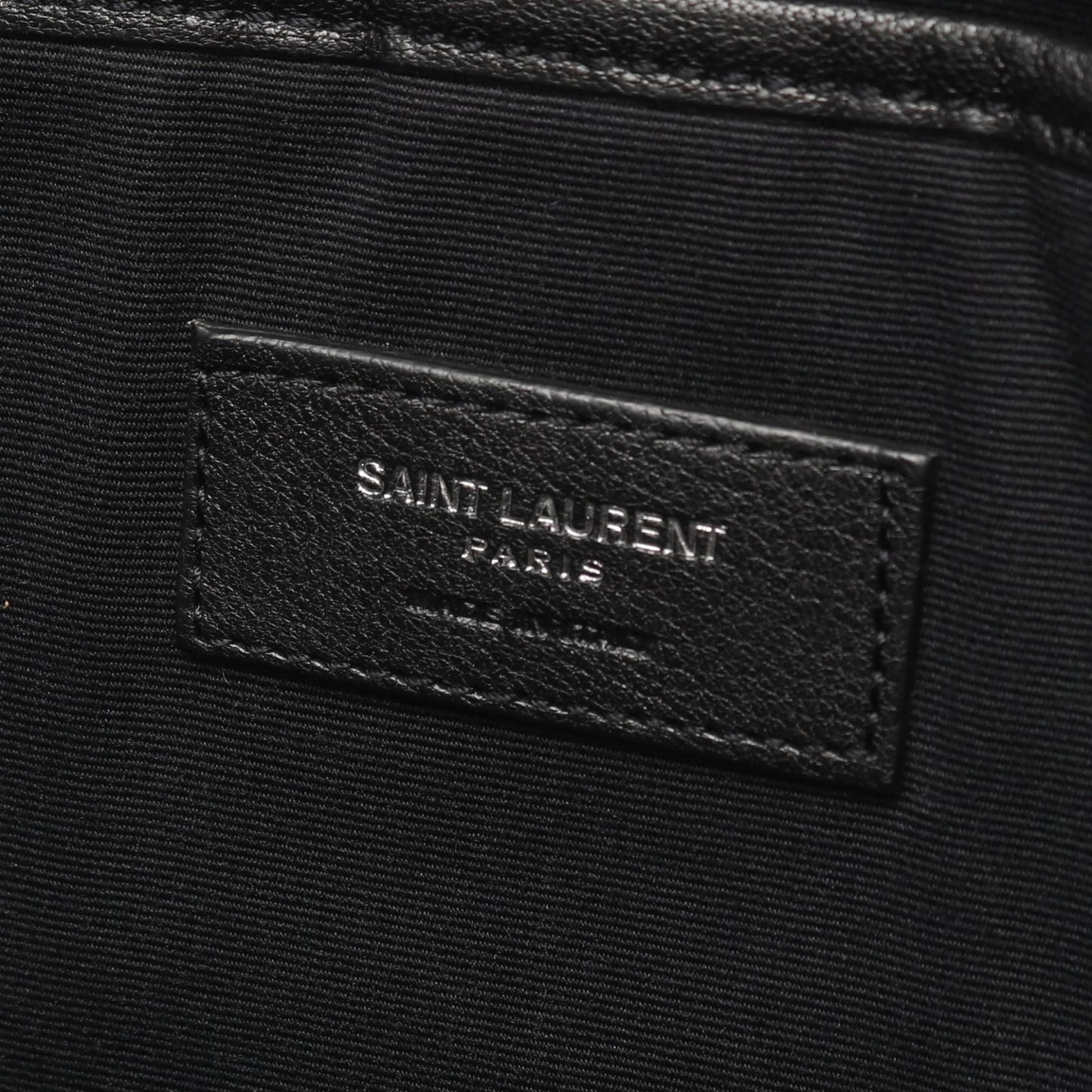 Saint Laurent Paris City Leather Canvas Backpack