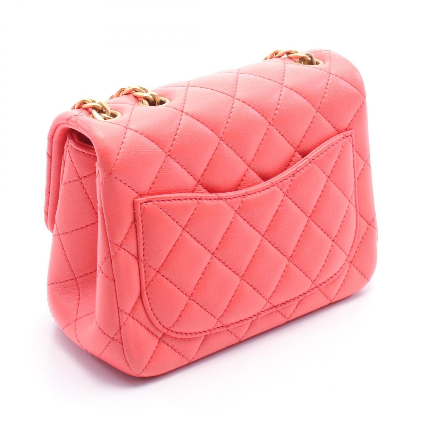Chanel Mini MatelassÃ© Camellia Leather Shoulder Bag