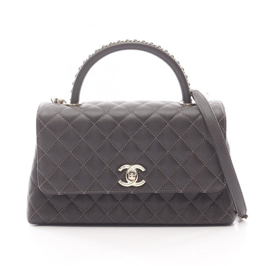Chanel Coco Handle Grained Calfskin 2way Bag