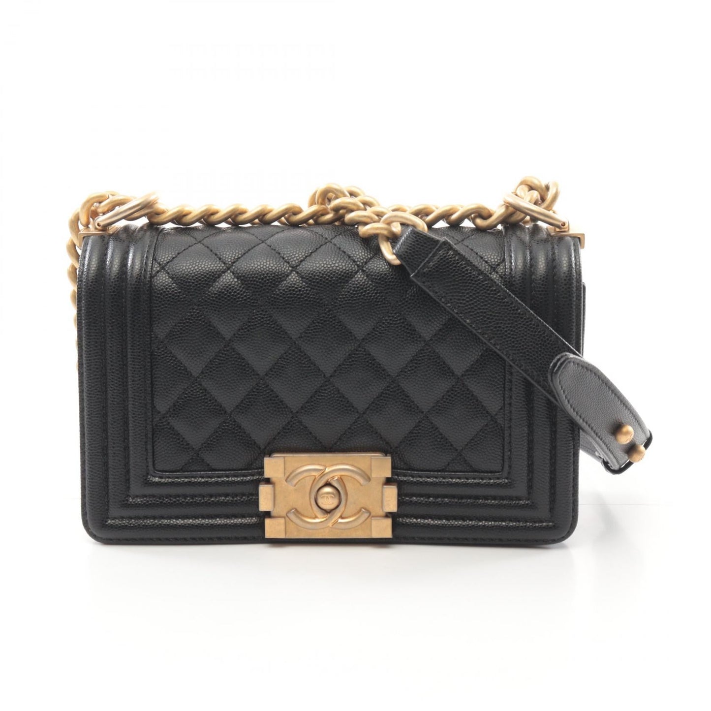 Chanel Boy Chanel Grained Calfskin Shoulder Bag