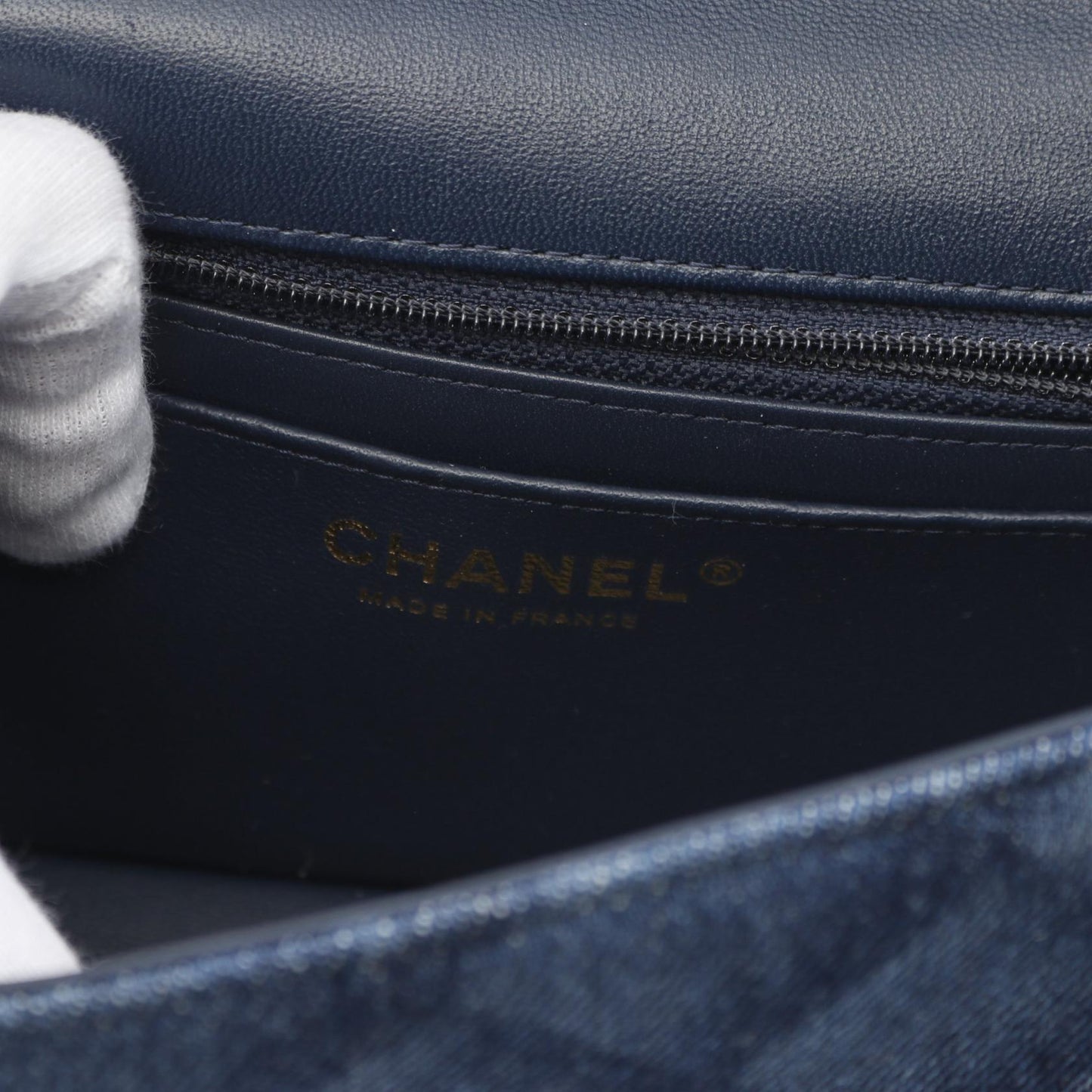 Chanel Mini MatelassÃ© 20 Denim Shoulder Bag