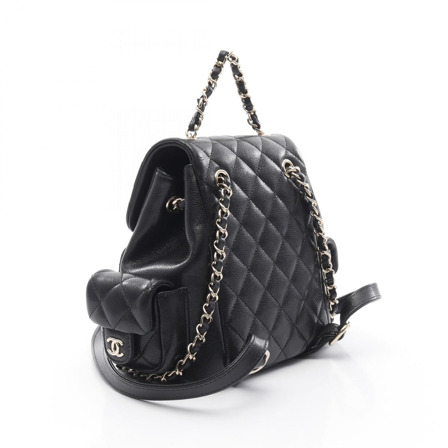 Chanel MatelassÃ© Grained Calfskin Backpack