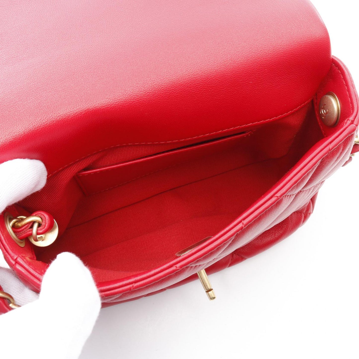 Chanel MatelassÃ© Heart Lock Lambskin Shoulder Bag