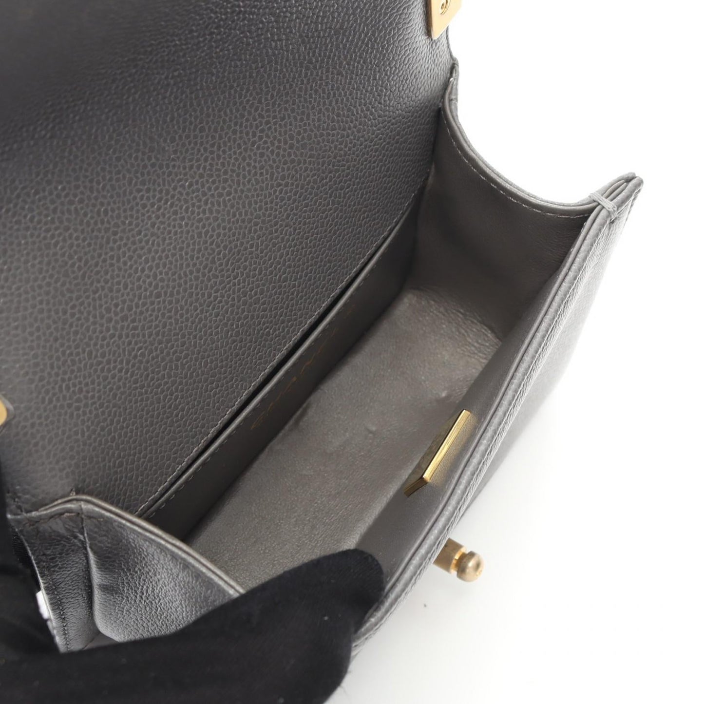 Chanel Boy Chanel MatelassÃ© Grained Calf Shoulder Bag