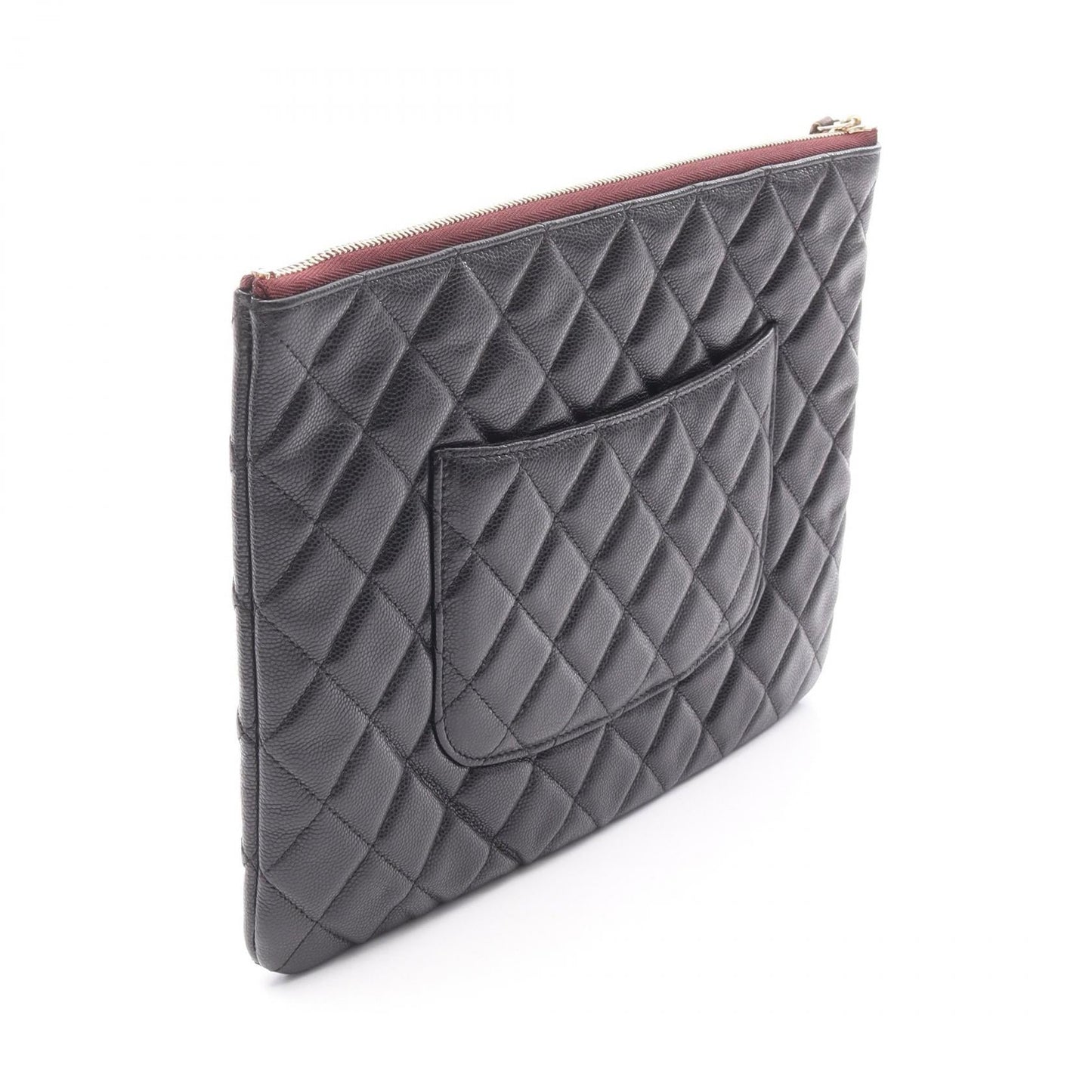 Chanel Matelasse Calfskin Clutch Bag