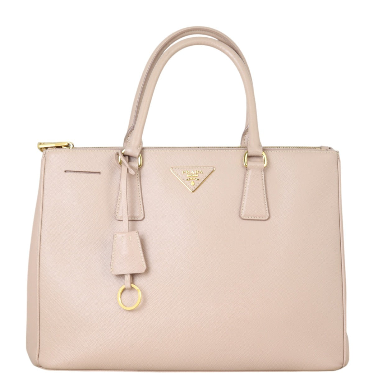 Prada Saffiano Lux Galleria Double Zip Tote Medium