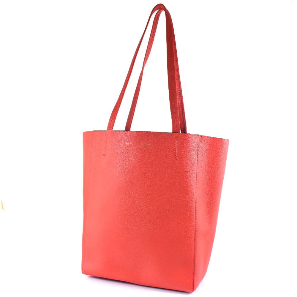 CELINE Tote Bag 175543 YNF 27SX Calfskin Red With porch Hippo phantom Women