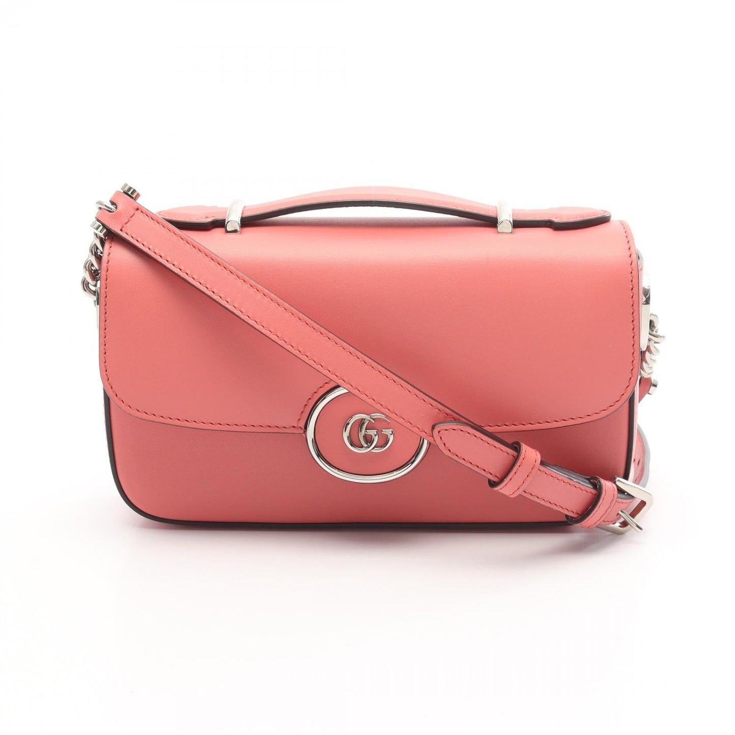Gucci Petit GG Leather Shoulder Bag
