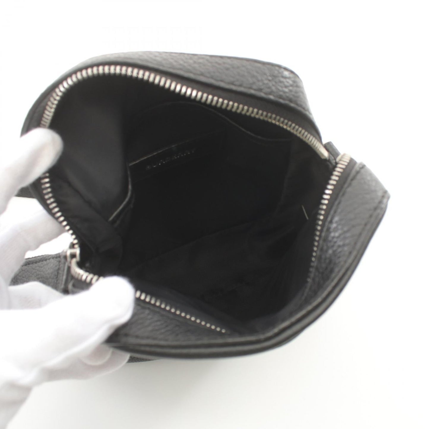 Burberry THORNTON Leather Shoulder Bag
