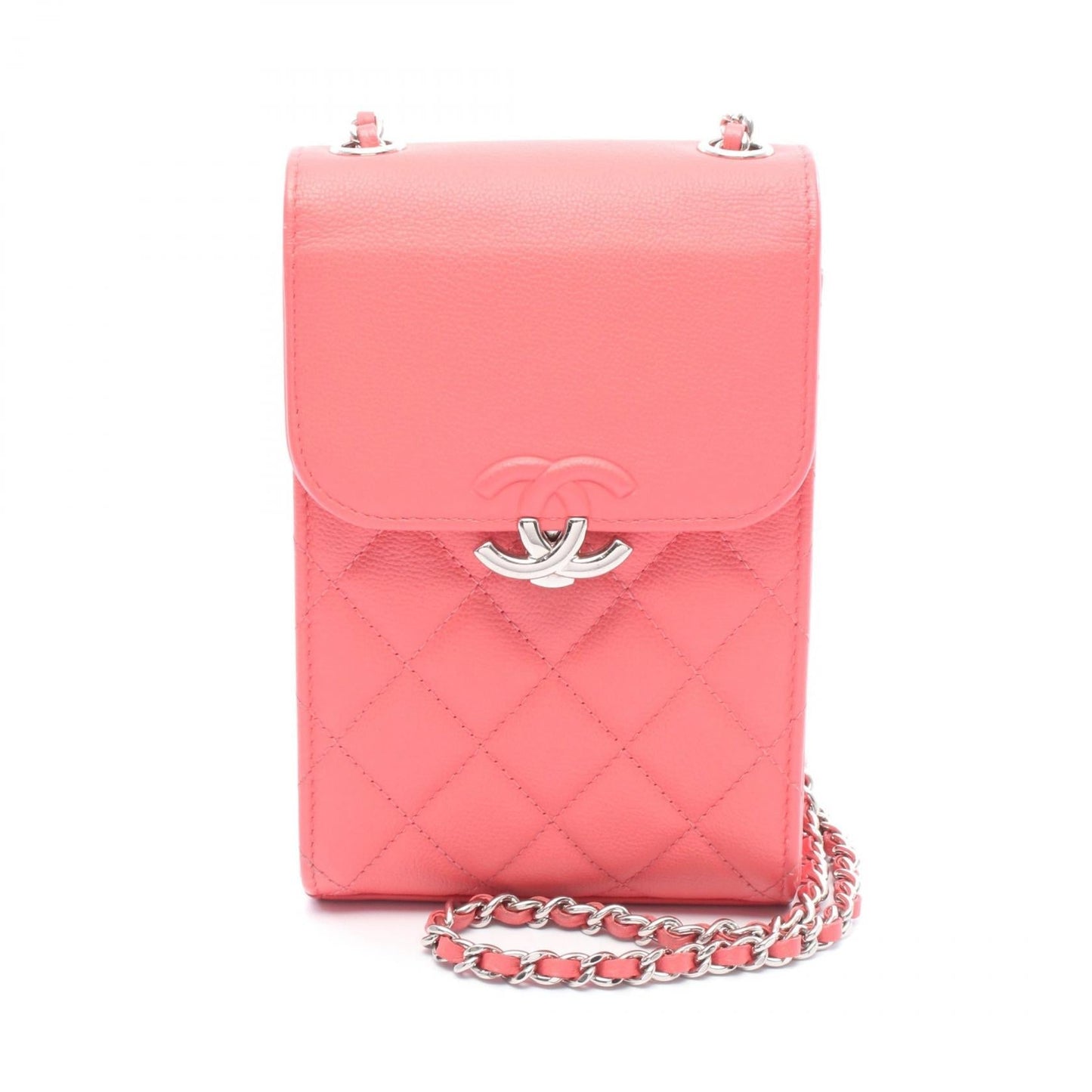 Chanel Half Coco Matelasse Calf Shoulder Bag