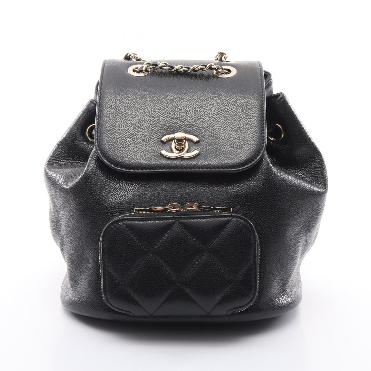 Chanel MatelassÃ© Grained Calfskin Backpack