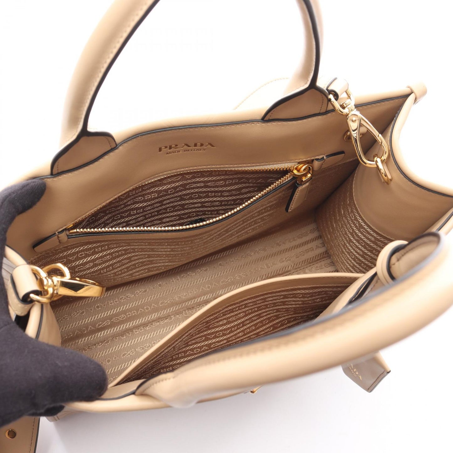 Prada Symbol SOFT CALF Tote Bag