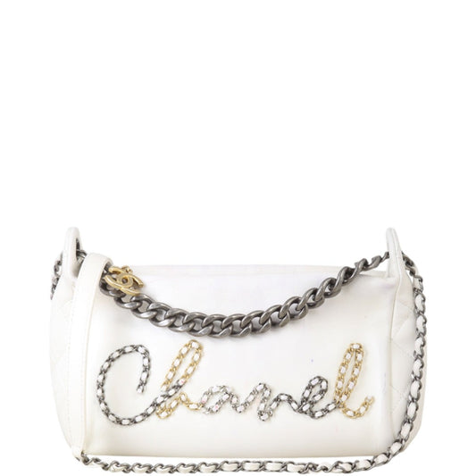 Chanel Written in Chain Hobo