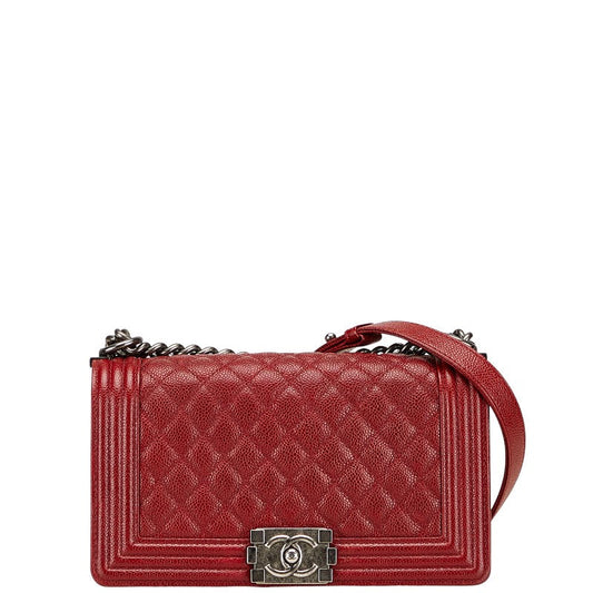 Chanel Boy Chanel Caviar Shoulder Bag