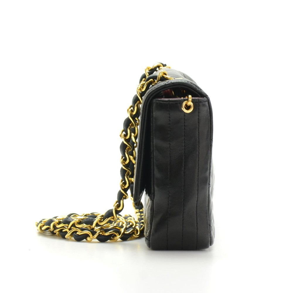 Chanel Quilted Lambskin Leather Single Flap Bag