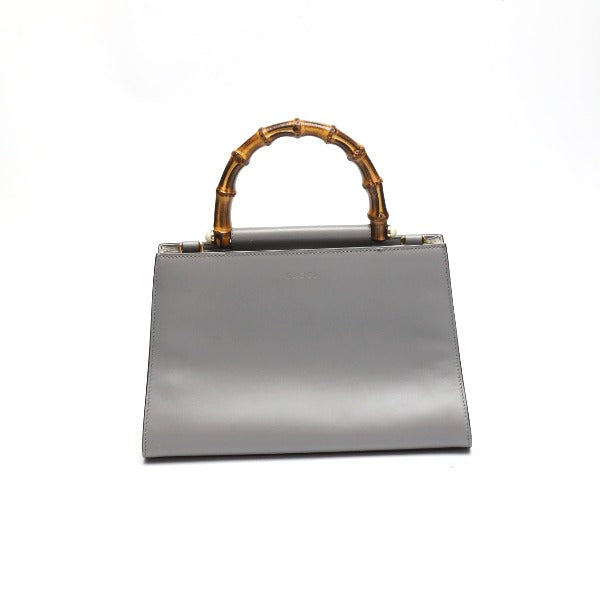 GUCCI Handbag 459076 Bamboo gray Bamboo Women