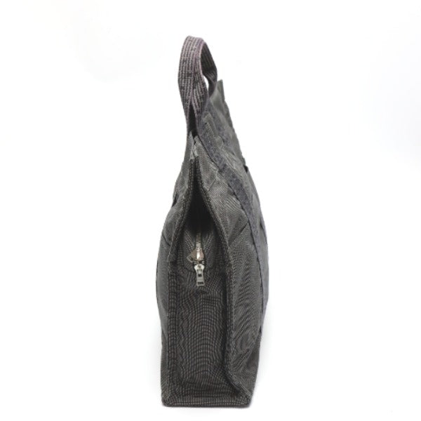 HERMES Tote Bag canvas gray MM Her Line unisex(Unisex)