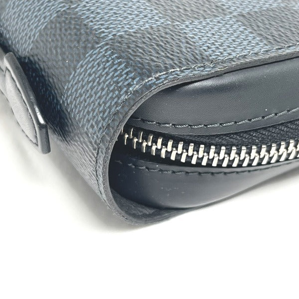 LOUIS VUITTON business bag N41590 Damier canvas cobalt Wallet Damier Cobalt Zippy XL mens