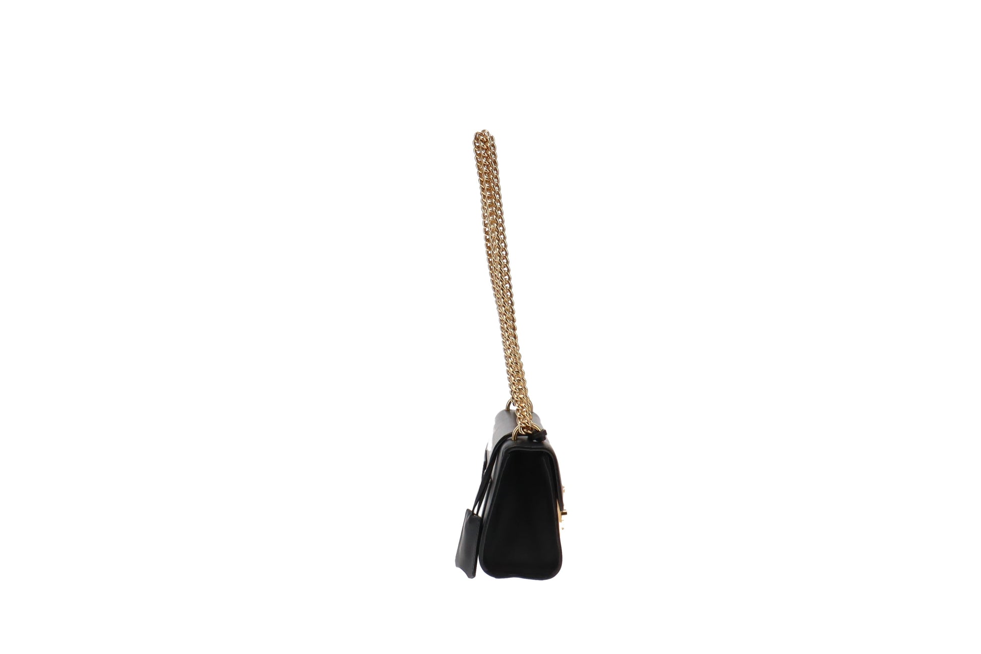 Gucci Padlock Black Leather Shoulder Bag