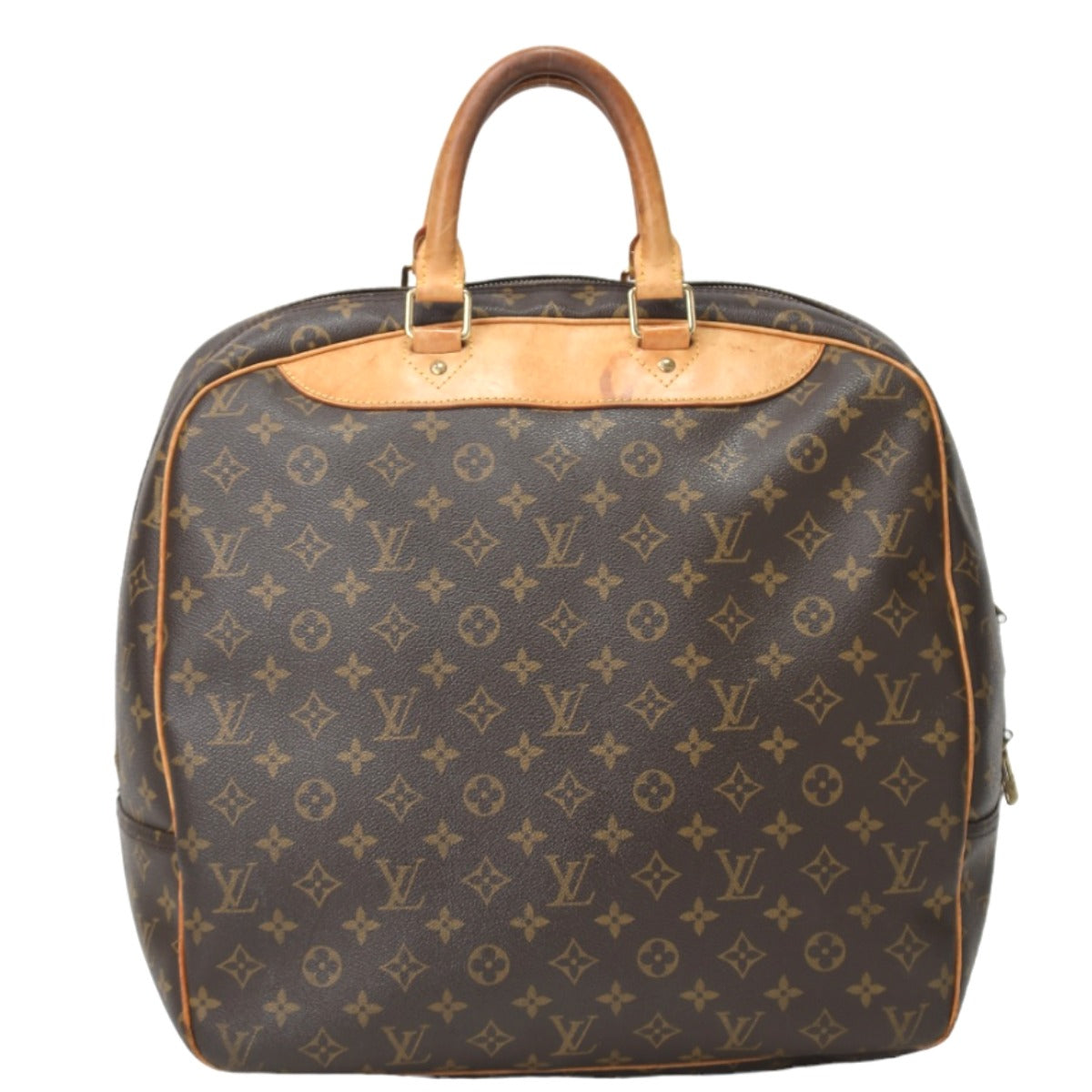 LOUIS VUITTON Boston Duffel bag Monogram canvas Brown Sports bag Monogram Evasion unisex(Unisex)