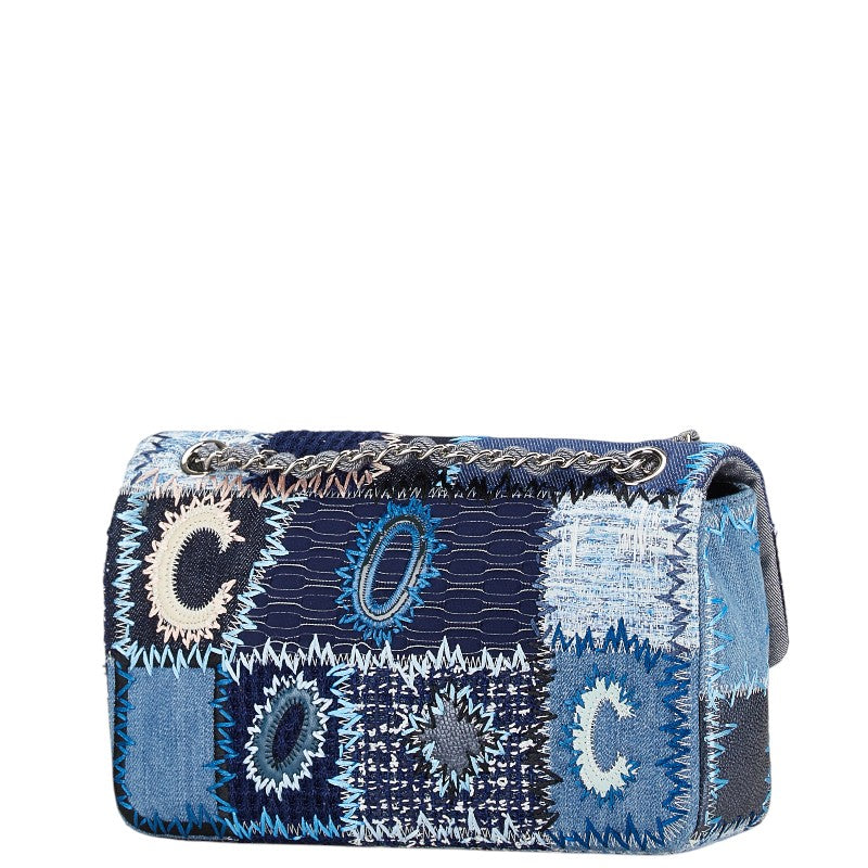Chanel Coco Patchwork Denim Caviar Skin 2way Shoulder Bag
