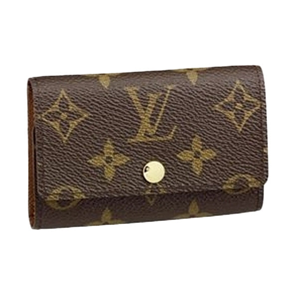 LOUIS VUITTON Key case Key holder Monogram canvas Brown Key case Key holder for 6 pieces Monogram Multicles6 Women(Unisex)