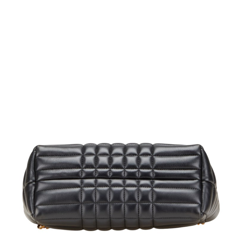 Burberry TB Logo Leather Shoulder Bag