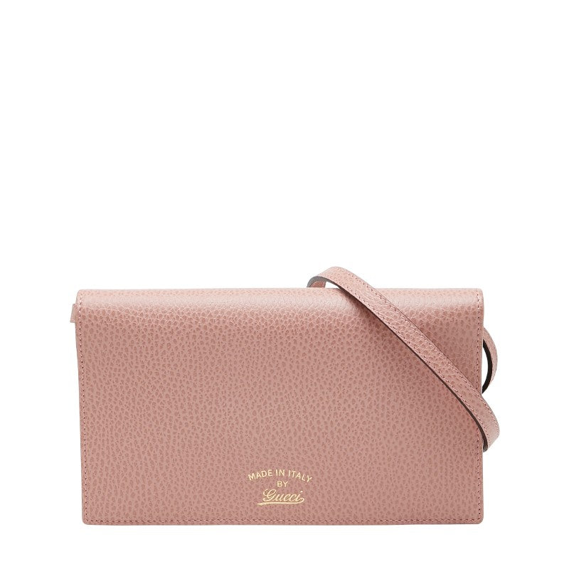 Gucci Swing Leather Shoulder Bag