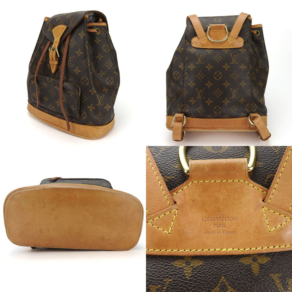 LOUIS VUITTON Backpack Monogram Brown MontsourisMM unisex(Unisex)