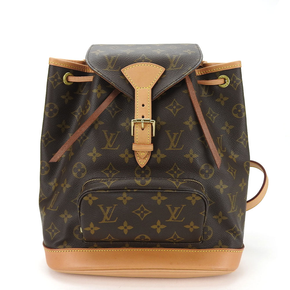 LOUIS VUITTON Backpack Monogram Brown MontsourisMM Women