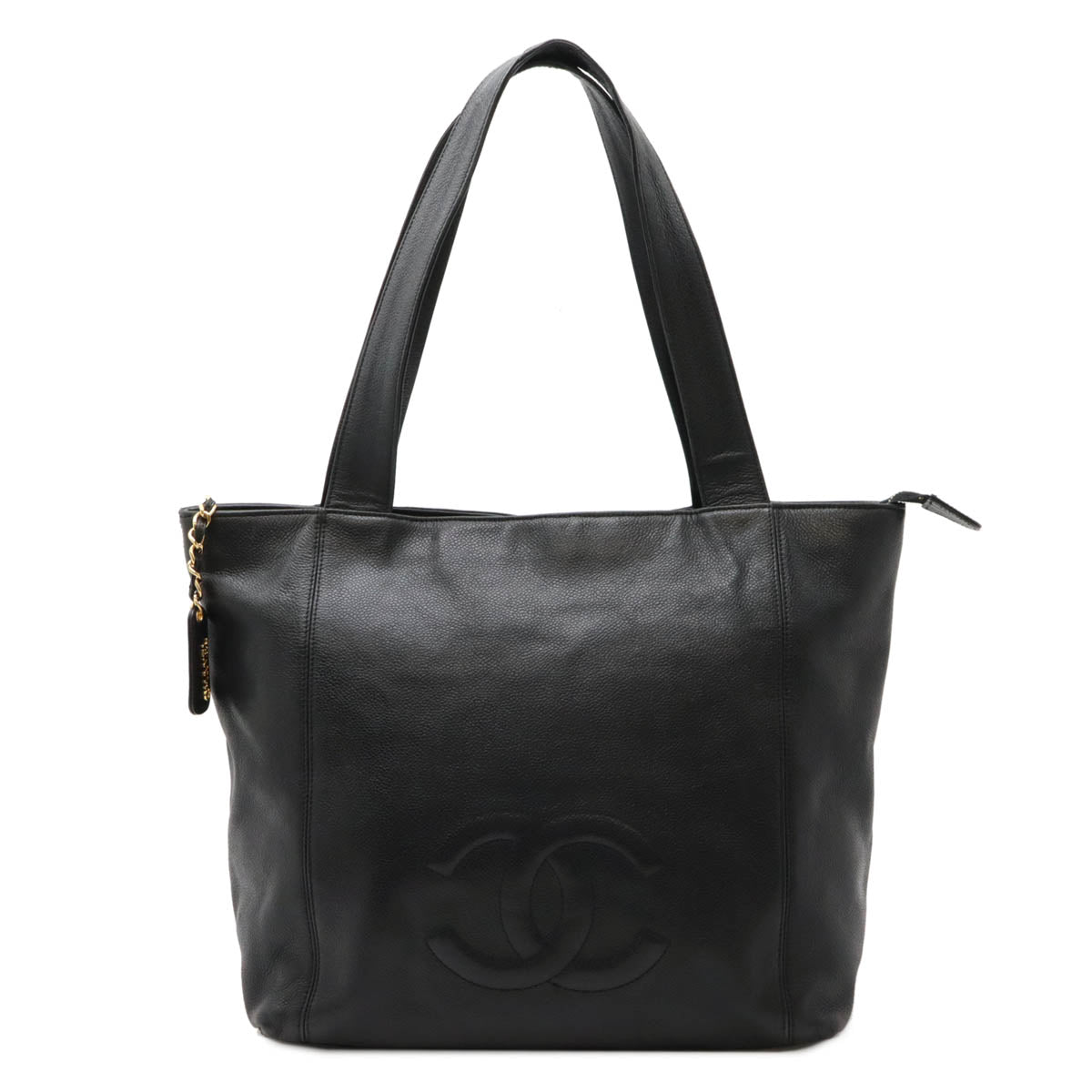 Chanel Coco Caviar Skin 2way Tote Bag
