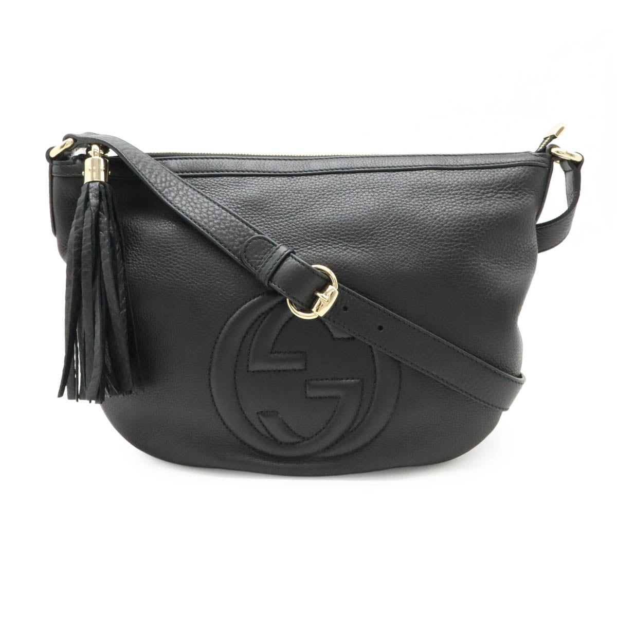 Gucci Soho Interlocking G Leather Shoulder Bag